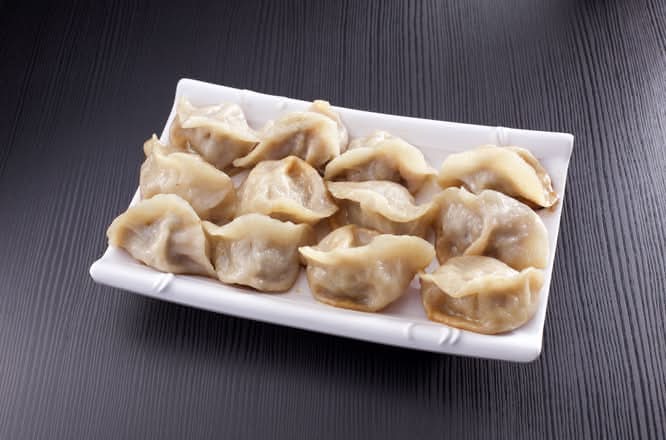 Lamb and Chinese Cabbage Dumplings ⽺⾁⽩菜煎饺